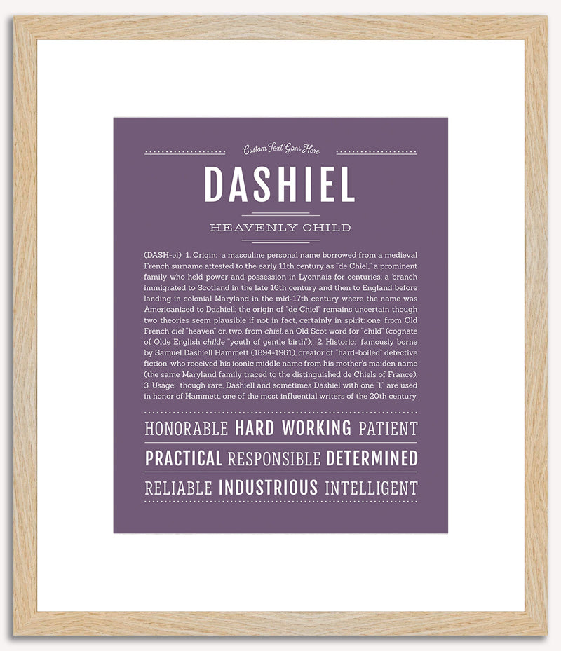 Dashiel | Name Art Print