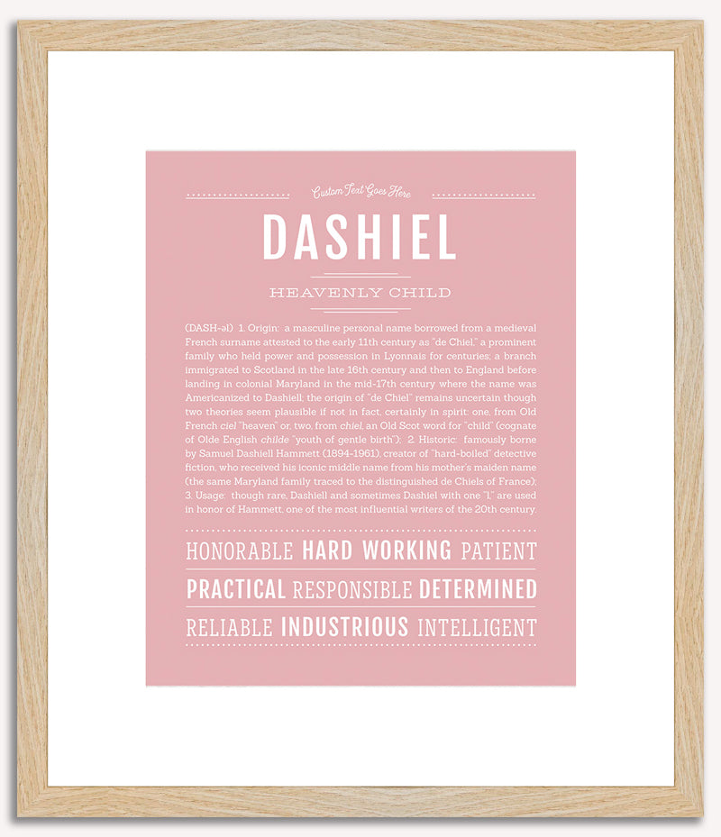 Dashiel | Name Art Print