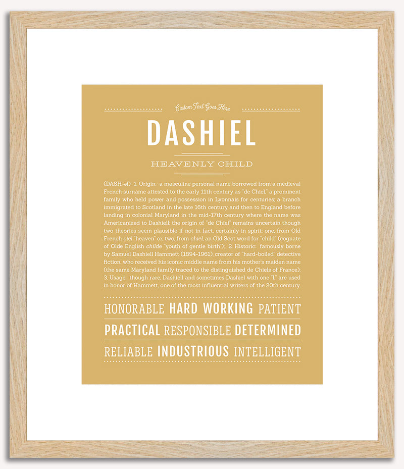 Dashiel | Name Art Print