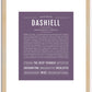 Dashiell | Name Art Print