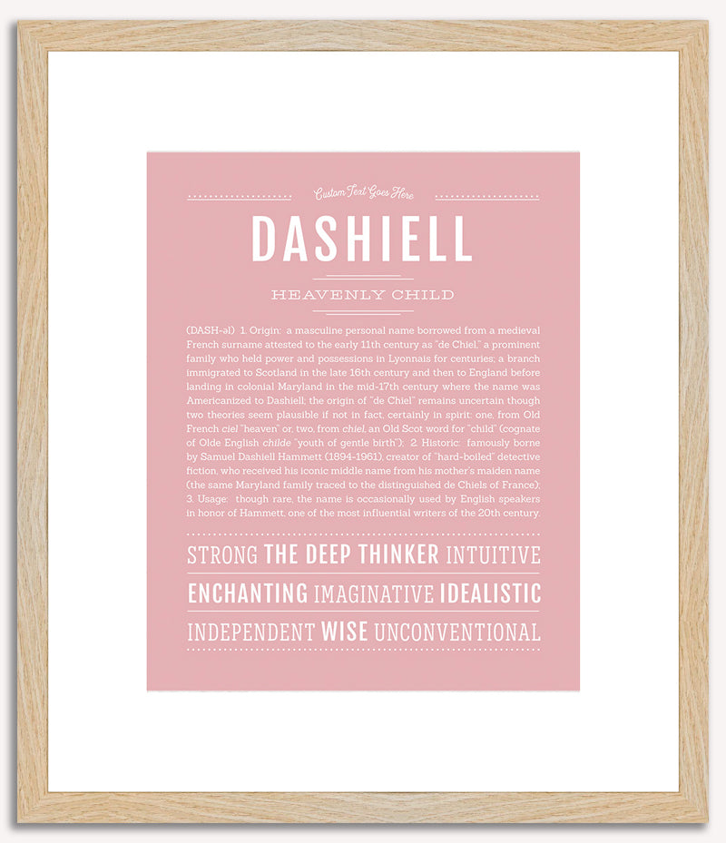 Dashiell | Name Art Print