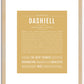 Dashiell | Name Art Print