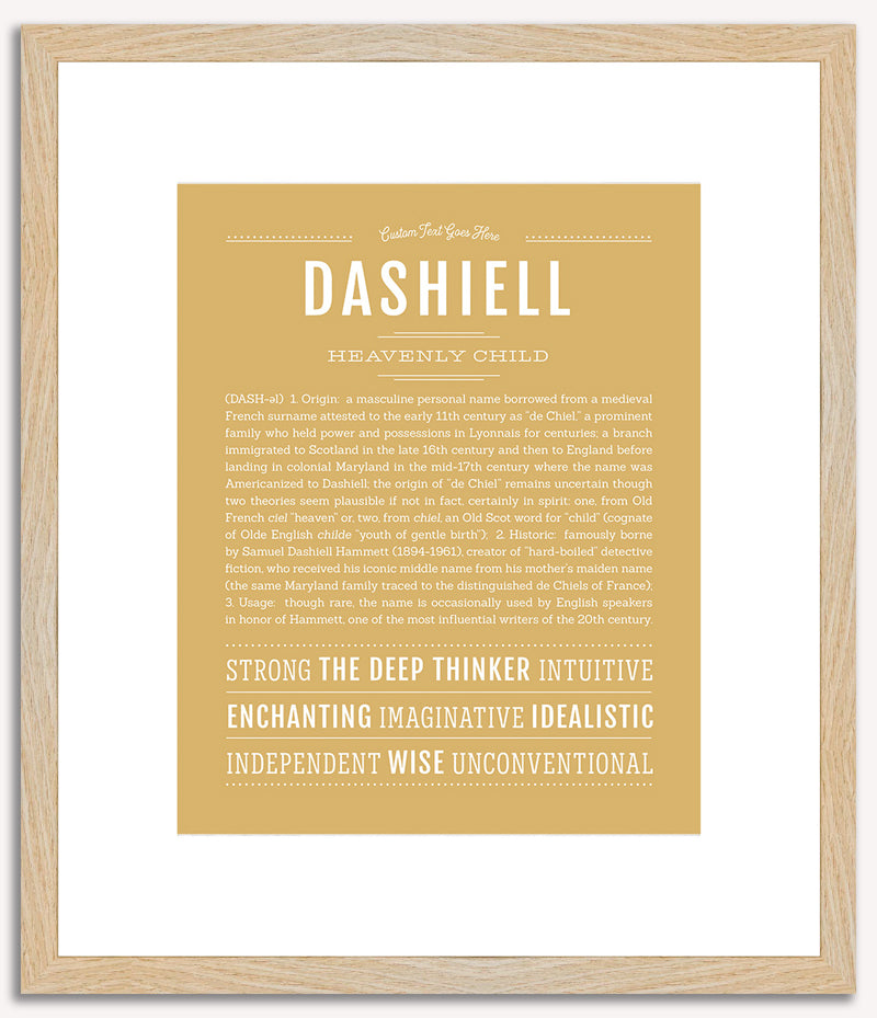 Dashiell | Name Art Print