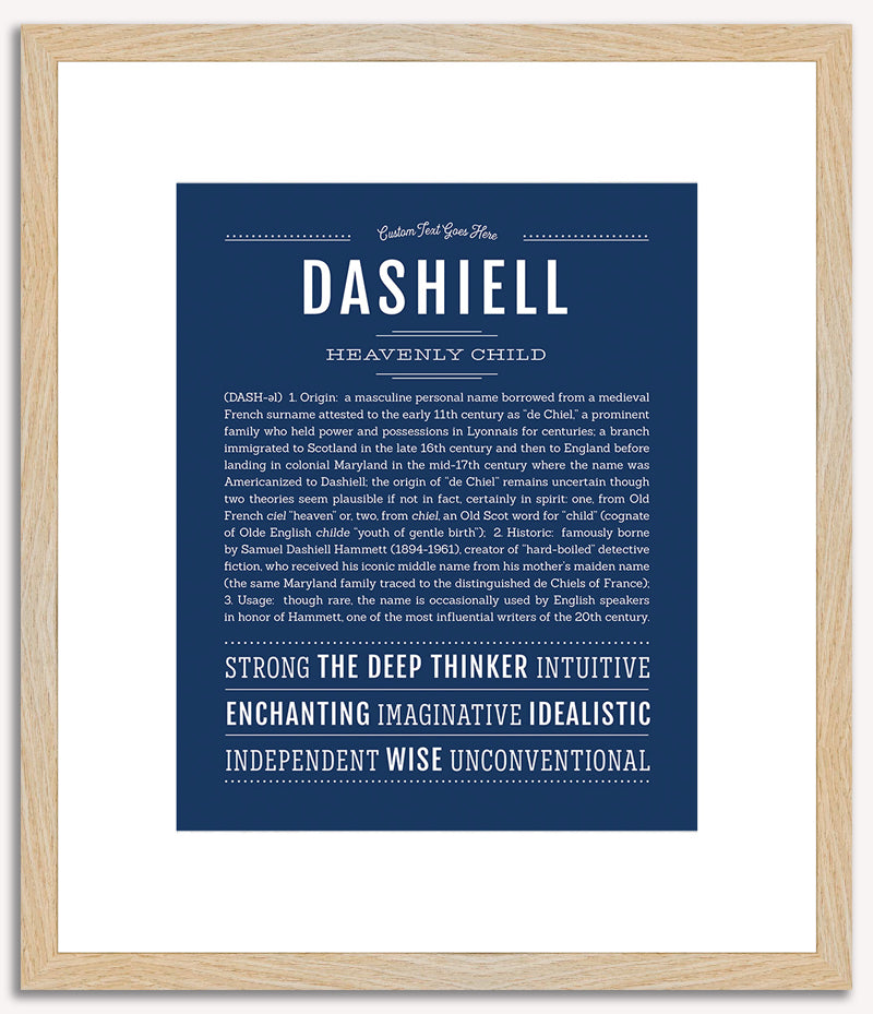 Dashiell | Name Art Print