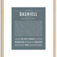 Dashiell | Name Art Print