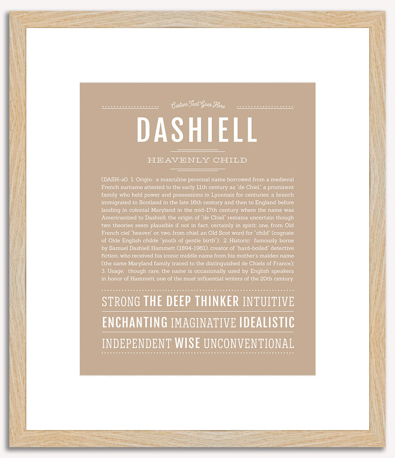 Dashiell | Name Art Print