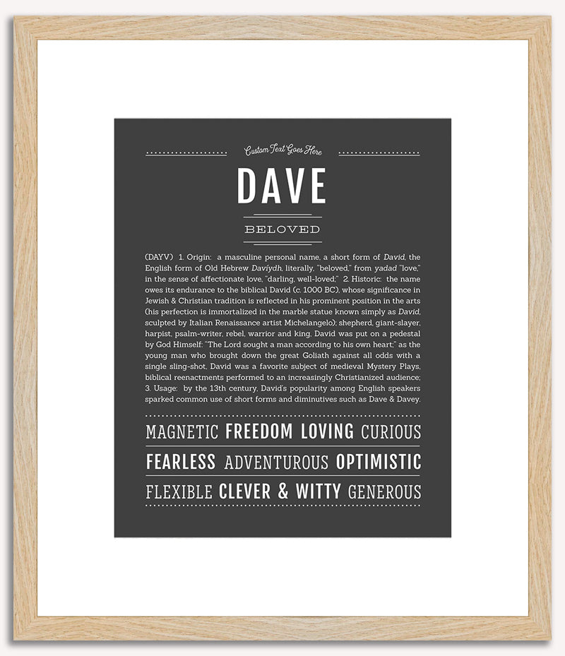 Dave | Name Art Print