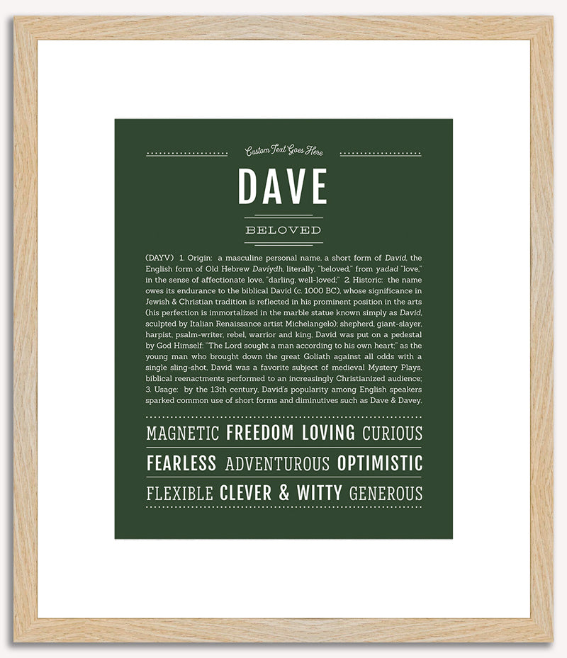 Dave | Name Art Print