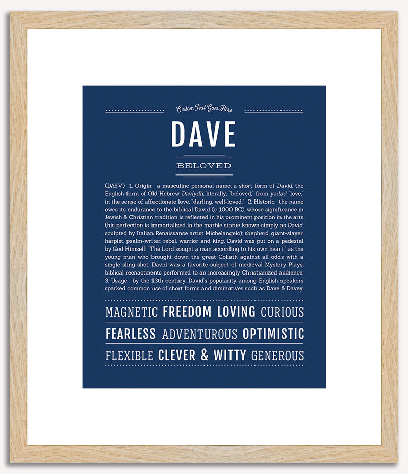 Dave | Name Art Print