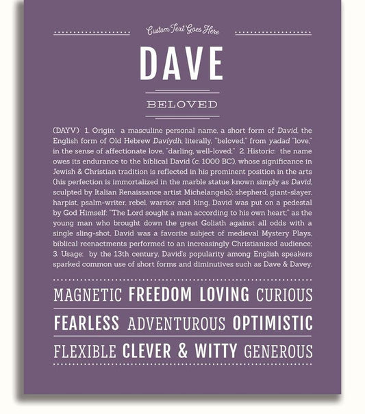 Frame Options | Deep Purple | No Frame