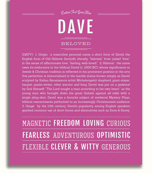 Frame Options | Dark Pink | No Frame