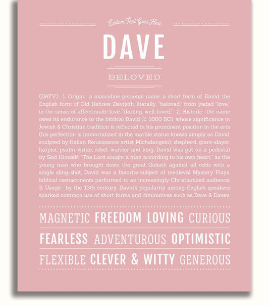 Frame Options | Dusty Rose | No Frame