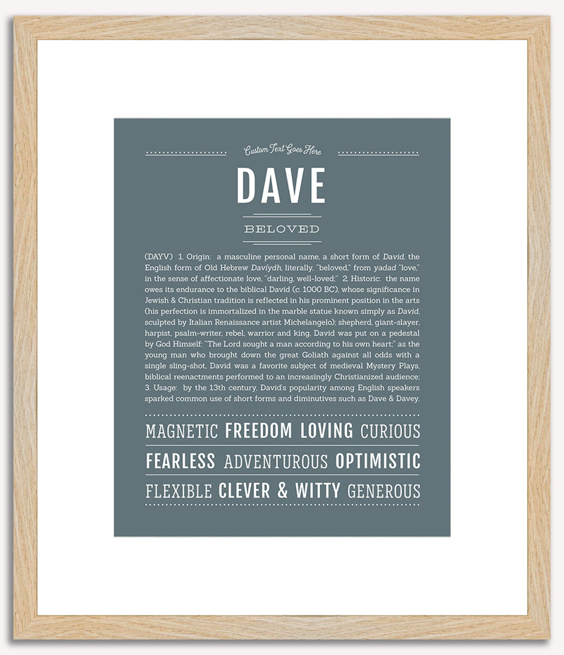 Dave | Name Art Print