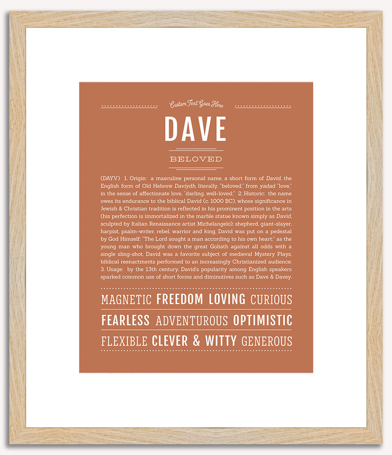 Dave | Name Art Print