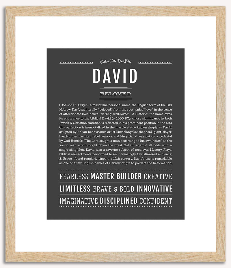 David | Name Art Print