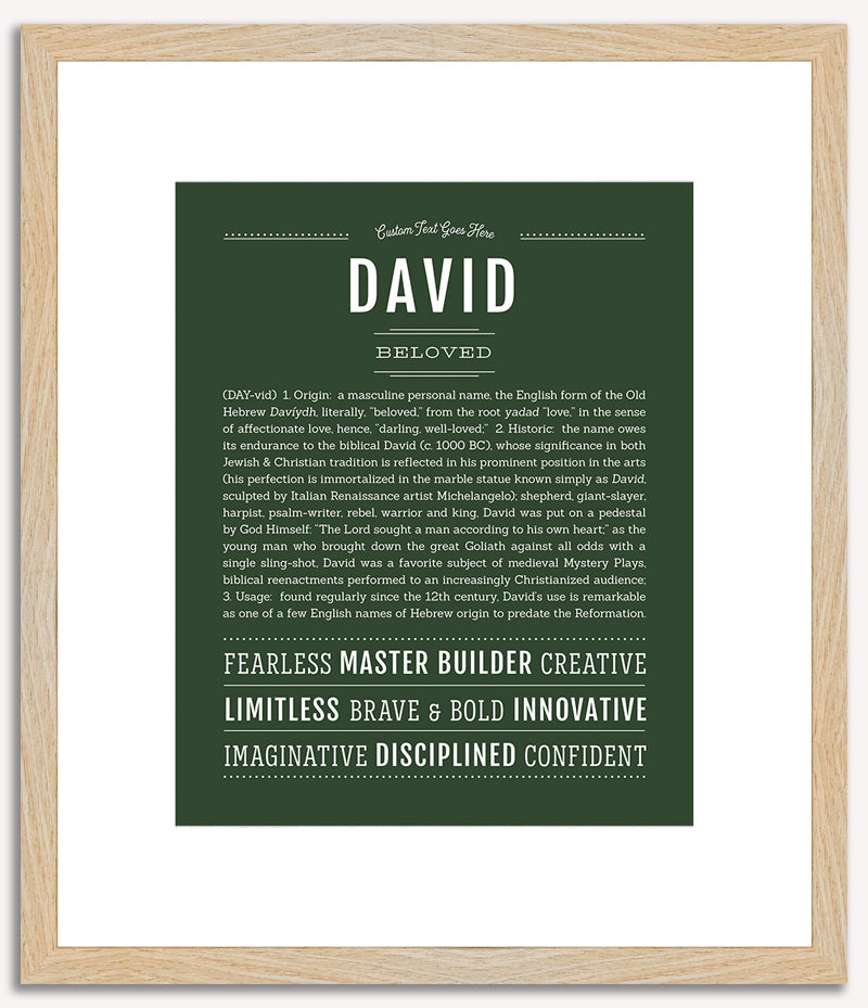 David | Name Art Print