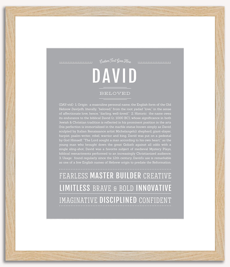 David | Name Art Print