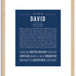 David | Name Art Print