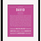 Frame Options | Dark Pink | Black Frame, Matted