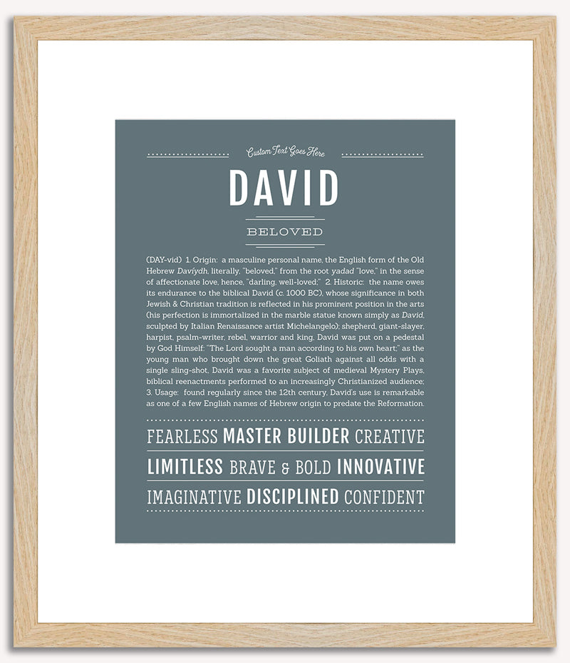 David | Name Art Print