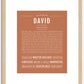 David | Name Art Print