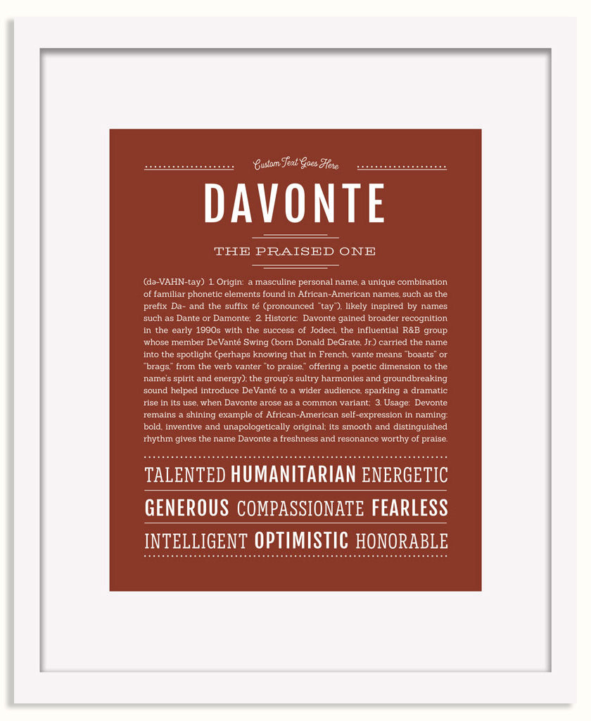 Frame Options | Bordeaux | White Frame, Matted