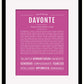 Frame Options | Dark Pink | Black Frame, Matted
