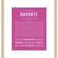 Frame Options | Dark Pink | Maple Frame, Matted