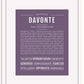 Frame Options | Deep Purple | White Frame, Matted