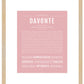 Frame Options | Dusty Rose | Maple Frame, Matted