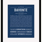 Frame Options | Midnight Blue | Black Frame, Matted