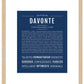 Frame Options | Midnight Blue | Maple Frame, Matted