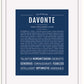 Frame Options | Midnight Blue | White Frame, Matted