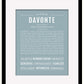 Frame Options | Powder Blue | Black Frame, Matted
