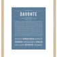 Frame Options | Steele Blue | Maple Frame, Matted