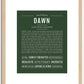 Dawn | Name Art Print