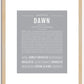 Dawn | Name Art Print