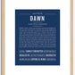 Dawn | Name Art Print