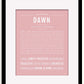 Frame Options | Dusty Rose | Black Frame, Matted