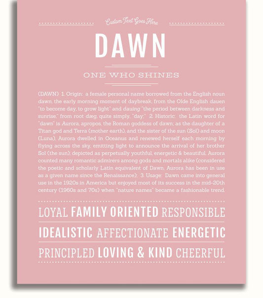 Frame Options | Dusty Rose | No Frame