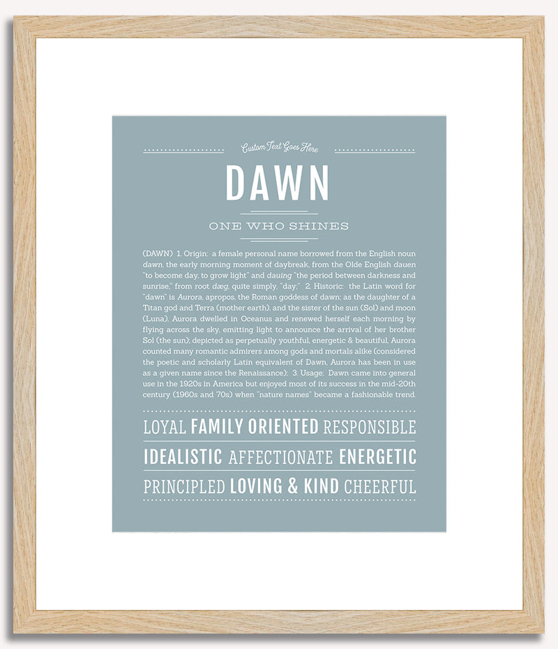 Dawn | Name Art Print