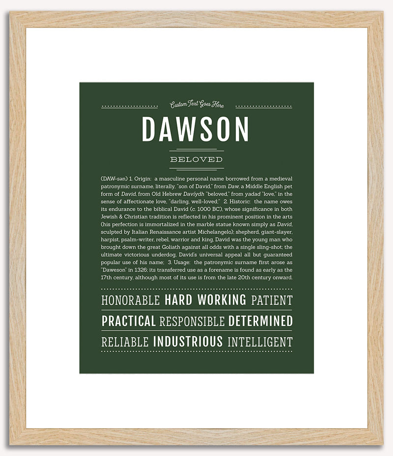 Dawson | Name Art Print