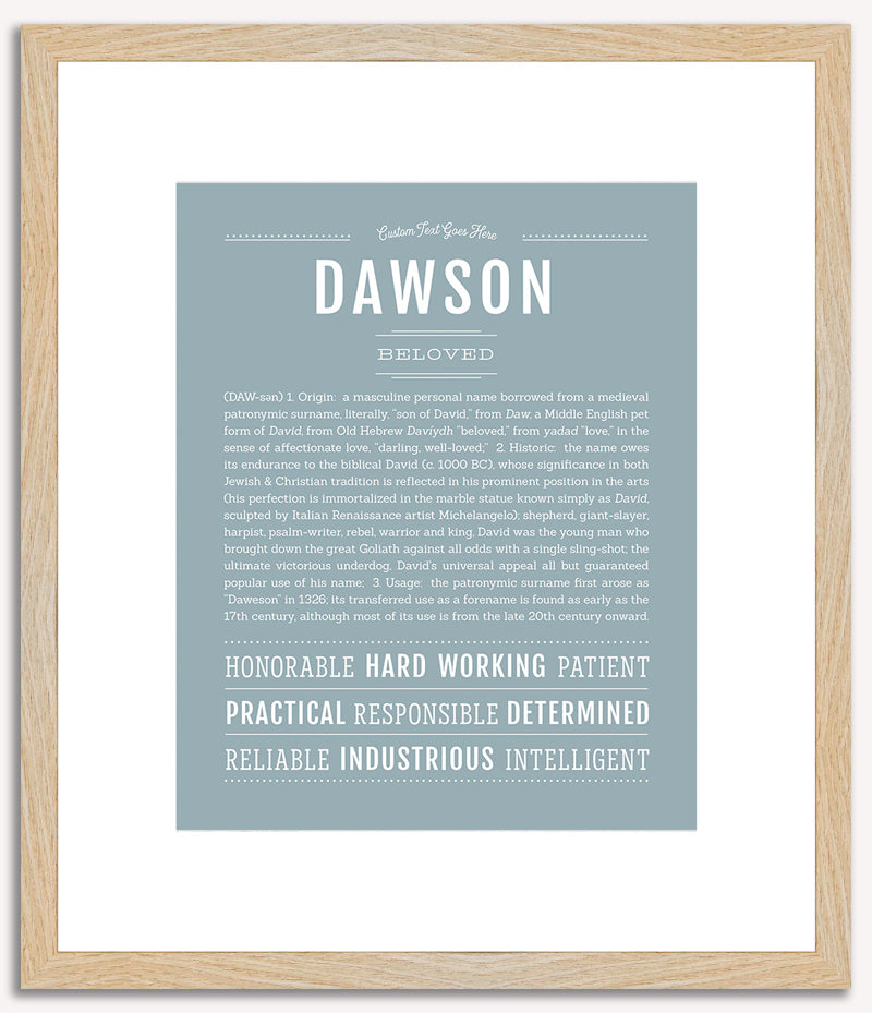 Dawson | Name Art Print