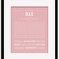 Frame Options | Dusty Rose | Black Frame, Matted