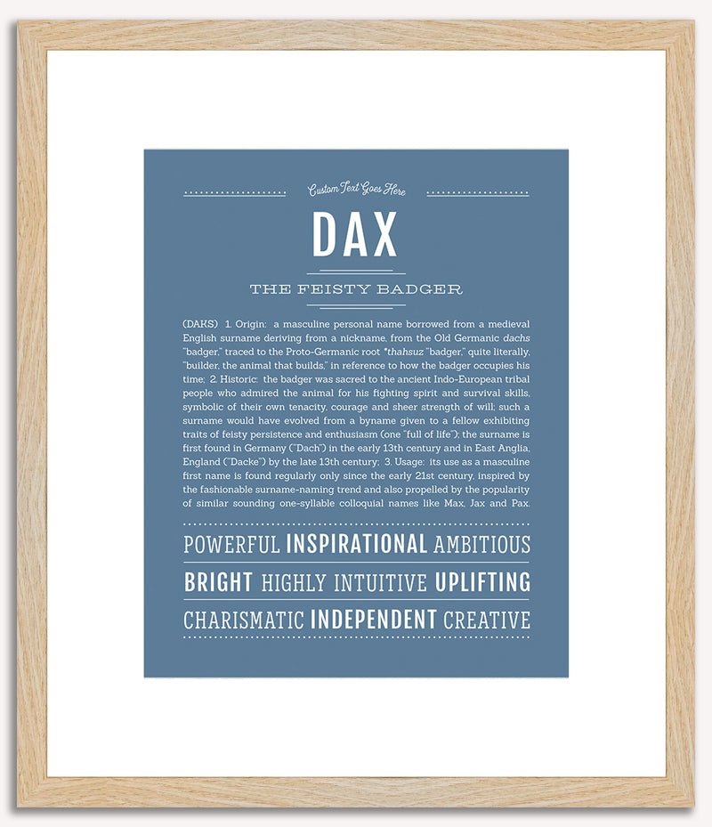 Dax | Name Art Print