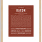 Daxon | Name Art Print