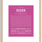 Daxon | Name Art Print