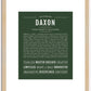 Daxon | Name Art Print