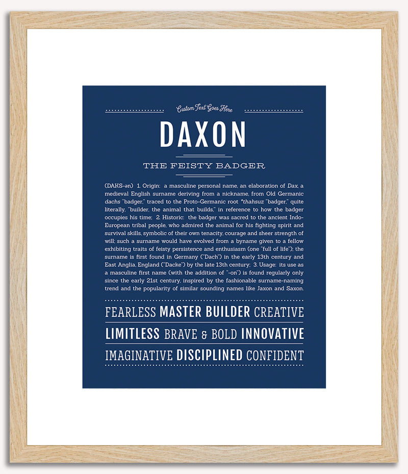 Daxon | Name Art Print