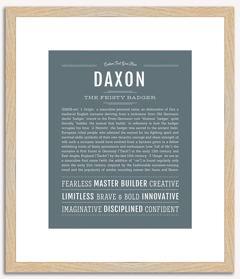 Daxon | Name Art Print